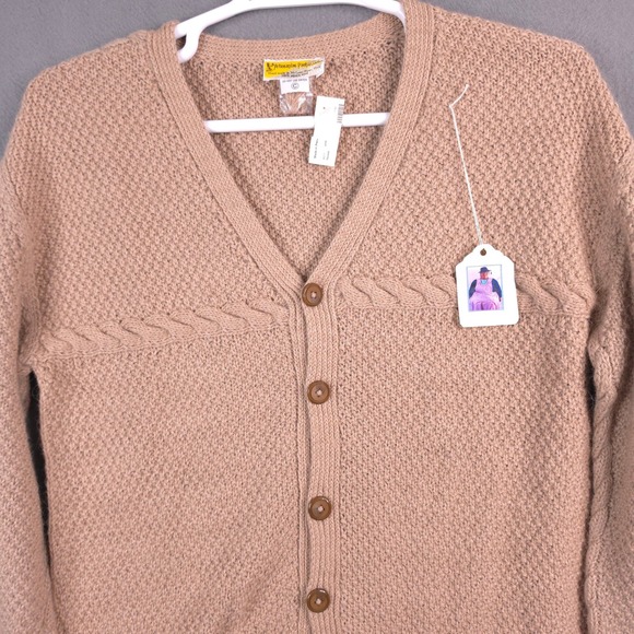 Artesanias Pachamama Sweaters - Artesanias Pachamama‎ 100% Alpaca Wool Cardigan Sweater Womens Hand Made In Peru